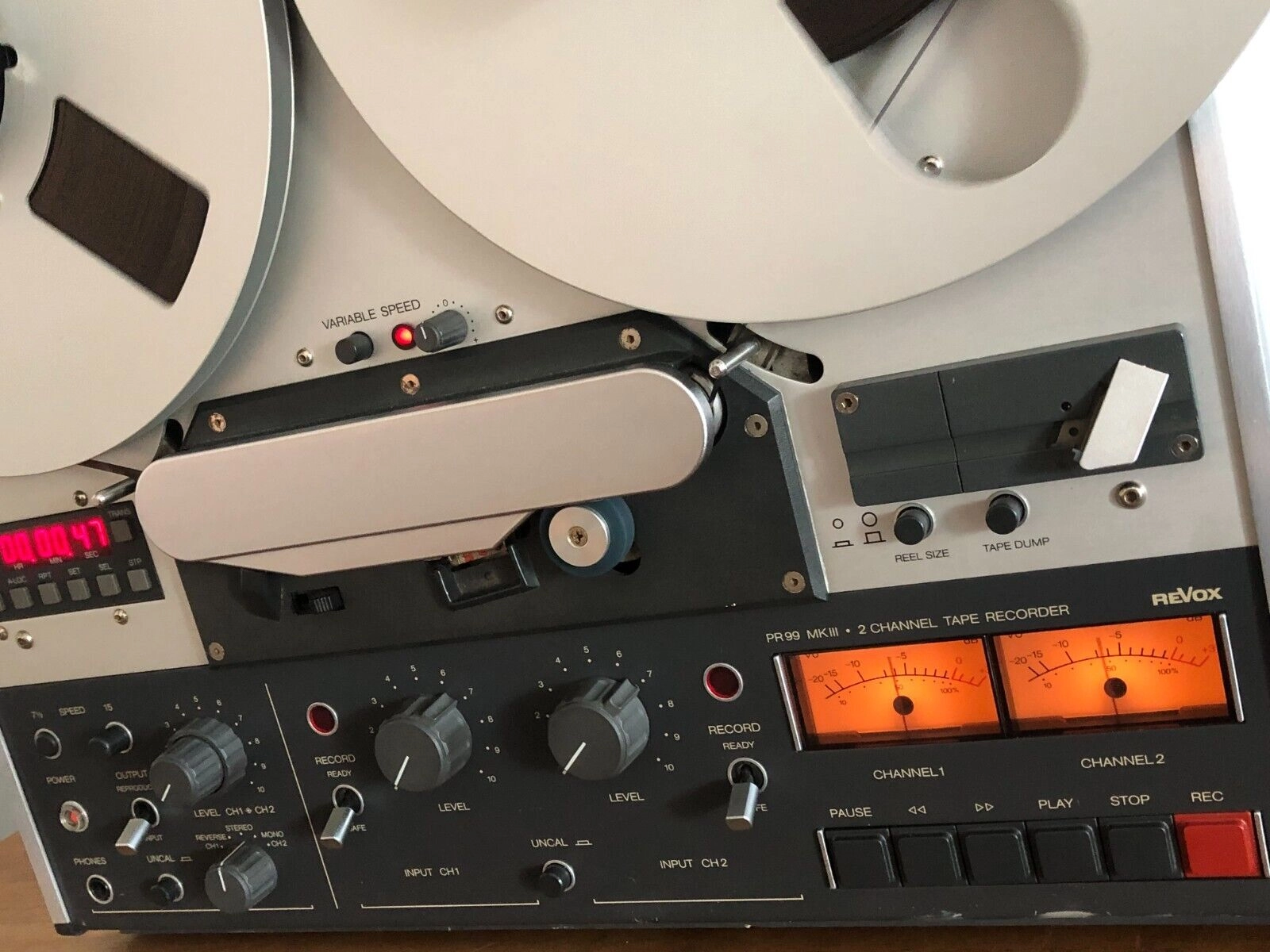 Numérisation de bandes audio par Revox PR 99